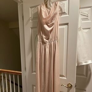 Robert Rodriguez maxi size 4 silk blush dress. Half lined. EUC.